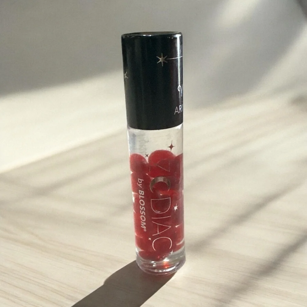 Blossom Aries Zodiac Lip Gloss – Vanilla Scented w/ Crystals